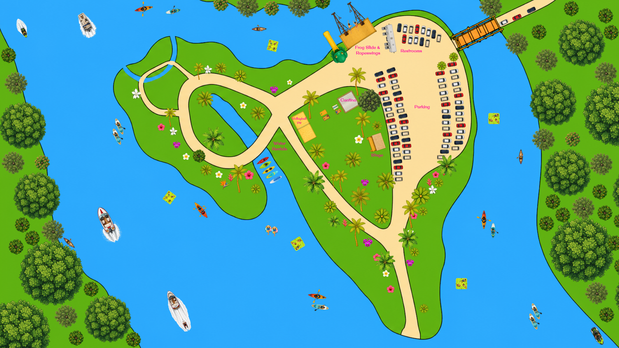 Son's Island property map