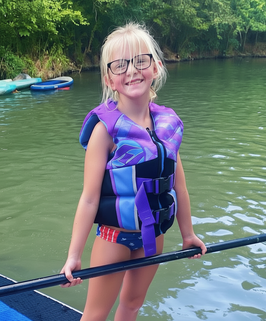 Paddle boarding at Sons Geronimo near San Antonio