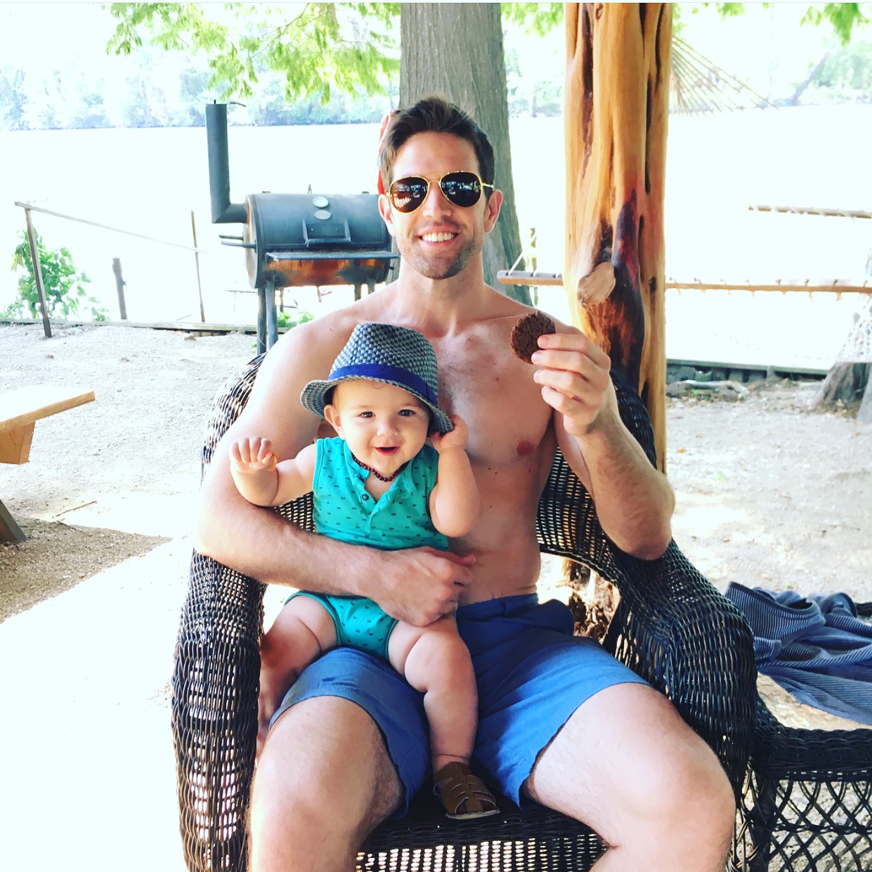 Rachel enjoying Son's Island