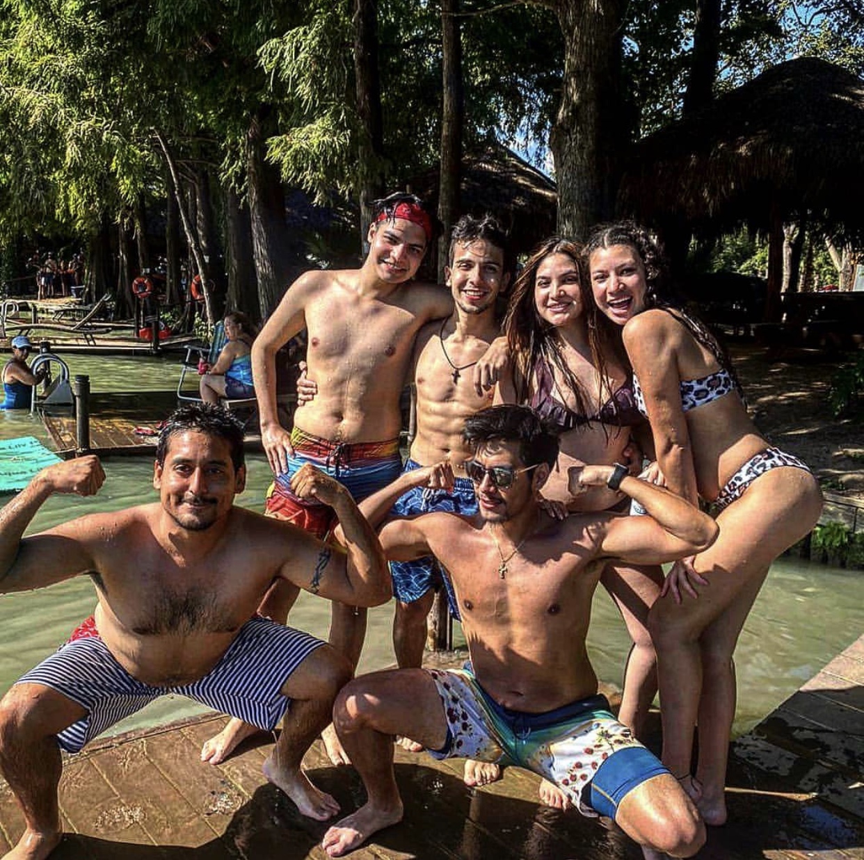 Carlos enjoying Son's Island